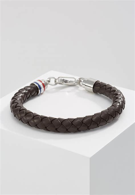 tommy hilfiger bracelet|tommy hilfiger brown leather bracelet.